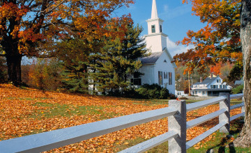 Fall in New England Wallpaper