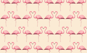 Flamingo Wallpaper Border