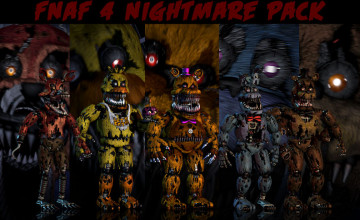 FNAF All Characters Wallpapers