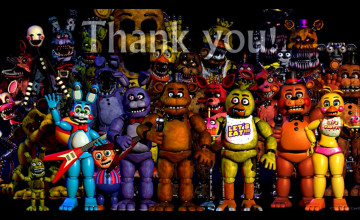 FNAF Thank You Wallpapers