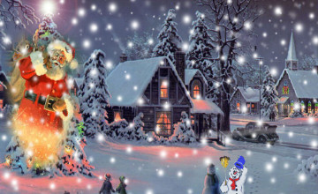 Free Animated Christmas Wallpaper Backgrounds