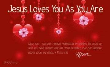 Free Christian Valentine Wallpapers