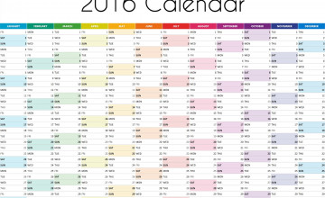 Free Desktop Calendar Wallpaper 2016