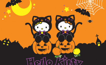 Free Hello Kitty Halloween Wallpapers