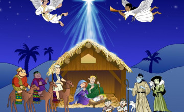 Free Nativity Scene Wallpapers