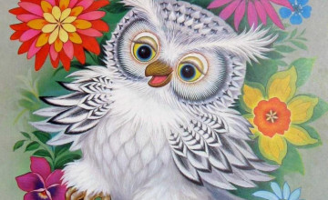 Free Owl Christmas Wallpapers