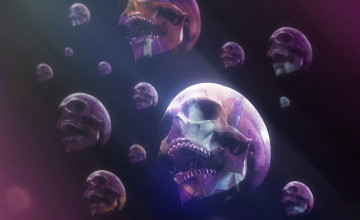 🔥 Download Purple Skulls Wallpaper Background For Desktops by ...