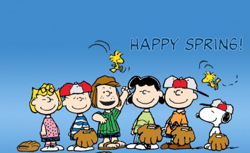 Free Snoopy Spring Wallpaper