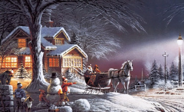Free Winter Wonderland Desktop Wallpaper