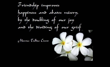 Friendship Wallpapers with Quotes