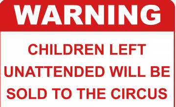 Funny Warning Signs Wallpaper