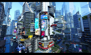 Future City 3D Wallpapers