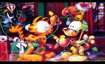 Garfield Christmas Wallpaper
