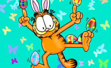 Garfield Easter Wallpaper