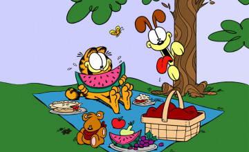 Garfield Spring Wallpaper