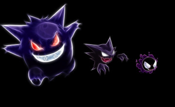 Shiny Mega Gengar- Hex: by UsagiSasami on DeviantArt