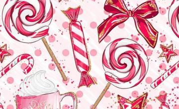 Girly Christmas iPhone Wallpapers