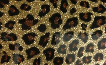 Glitter Cheetah Print Wallpaper