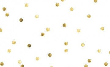 Gold Polka Dot Desktop