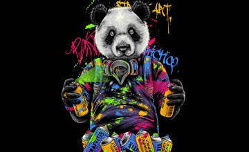 Graffiti Panda Wallpapers