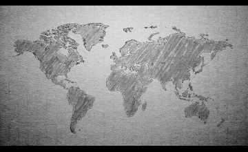 Gray World Map Wallpapers
