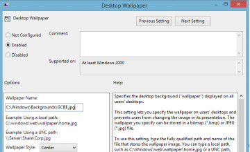 Group Policy Wallpaper Not Applying