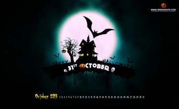 Halloween Calendar for Desktop