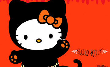 Halloween Hello Kitty Desktop