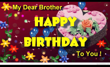 Happy Birthday Brother Wallpapers