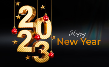 Happy New Year 2023 4k Wallpapers