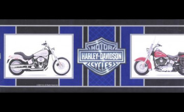 Harley Davidson Motorcycle Wallpaper Border