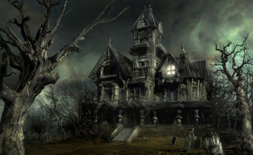 Haunted House Background