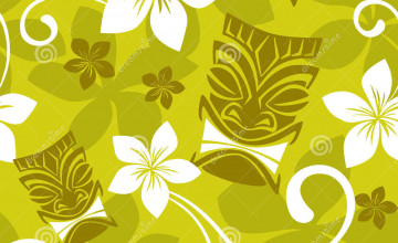 Hawaiian Tiki Wallpaper