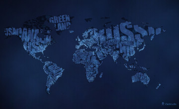HD World Map Wallpaper