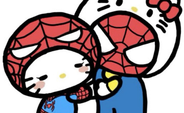 Hello Kitty And Spider-Man Wallpapers