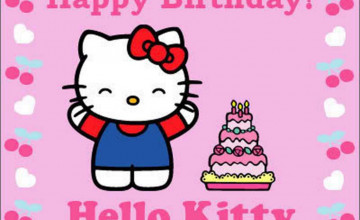 Hello Kitty Birthday Wallpapers