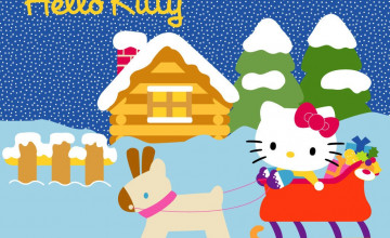 Hello Kitty Christmas Desktop Wallpapers