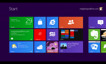 Home Screen Windows 8