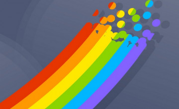 iPhone 6 Rainbow Wallpaper
