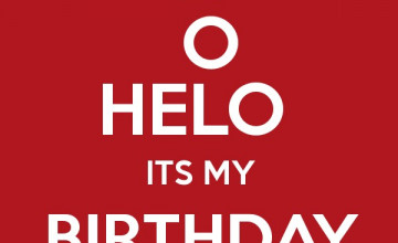 It's My Birthday