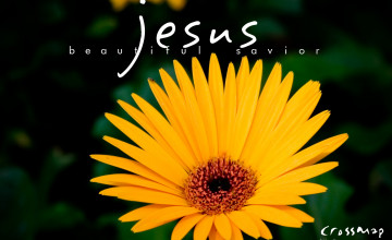 Jesus Wallpapers with Flower