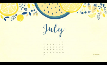 July 2018 Calendar Wallpapers