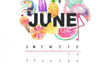 June 2018 Calendar Wallpapers