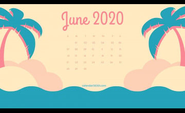 June 2020 Calendar Wallpapers