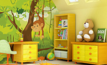 Jungle Wallpaper for Kids Rooms