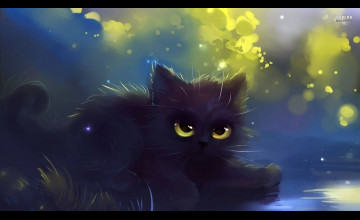 Kawaii Cute Black Cat