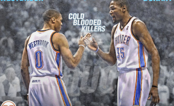 Kevin Durant And Russell Westbrook 2015