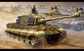 King Tiger Tank Wallpaper