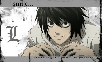 L from Death Note Wallpaper