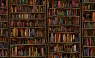 Library Themed Wallpaper